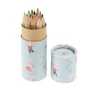 Rex London Mimi And Milo Colouring Pencils In A Tube (set Of 12)
