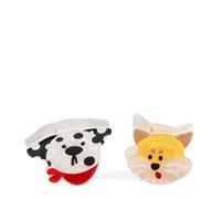 Rex London Mini hair claw clips (set of 2) - Cat and dog