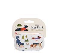 Rex London Mini Travel Case Dog Park, Hard Shell Makeup Bag, Puppy Design.
