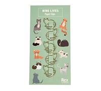 Rex London Nine Lives Cat Paper Clips (Pack of 5)