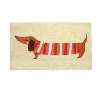 Rex London - Non-Slip Doormat for Front Door Indoor Outdoor - Sausage Dog | door mat, door matts indoor, doormat, non slip mat, floor carpet, home entry rug, anti slip matts, indoor