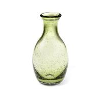 Rex London Olive Green Hand Blown Bubble Glass Vase, 30526