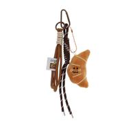 Rex London Plush bag charm - Mr Croissant | handbag, backpack decor
