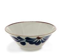 Rex London - Porcelain Noodle Bowl Japanese Style Gift Set - 19cm - Flower | small bowls, breakfast bowls, cereal bowl, rice bowl, porcelain, porcelain soup vessel, dining serveware, cereal breakfast
