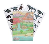 Rex London Prehistoric Land Dinosaur Reusable Stickers and Scenes Stickers
