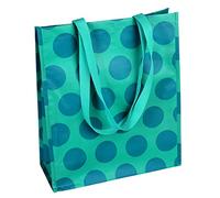 Rex London Reusable Eco-friendly Shopping Bag - Blue on Turquoise Spotlight