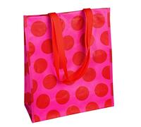 Rex London Reusable Eco-friendly Shopping Bag - Red on Pink Spotlight