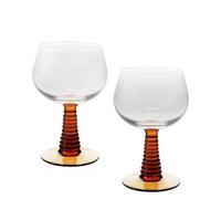 Rex London Roemer Glasses (Set of 2) - Amber 350ml