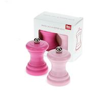 REX London Salt and Pepper Shakers Set, Modern Table Seasoning Pots, Compact Salt Dispenser and Pepper Pot, Stylish Kitchen Dining Accessories, Novelty Design Salt & Pepper Set