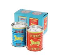 REX London Salt and Pepper Shakers Set, Modern Table Seasoning Pots, Compact Salt Dispenser and Pepper Pot, Stylish Kitchen Dining Accessories, Novelty Design Salt & Pepper Set