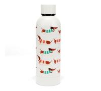 Rex London Sausage Dog Stainless Steel Bottle Beige 500 ml