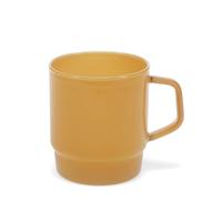 Rex London Stacking Glass Coffee Cup 280ml - Light Topaz