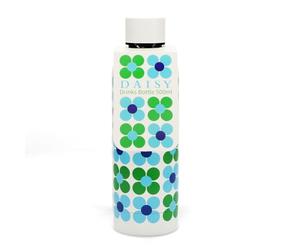 Rex London Stainless steel bottle 500ml, Blue and green daisy water | durable, resuable drink bottle,