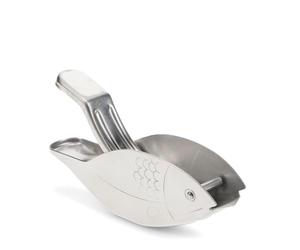 Rex London Stainless steel lemon wedge squeezer - Fish