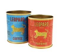 Rex London Storage Tin Set - Snack Tin Can Storage | Vintage Storage Tins | Retro Kitchen Accessories Decorative Tin | Tin Storage for Kitchen | Retro Decor Vintage Tin | Stackable Metal Tins