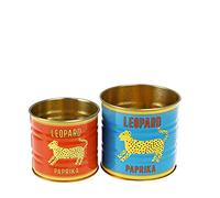 Rex London Storage Tin Set - Snack Tin Can Storage | Vintage Storage Tins | Retro Kitchen Accessories Decorative Tin | Tin Storage for Kitchen | Retro Decor Vintage Tin | Stackable Metal Tins