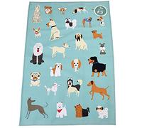 REX London Tea Towel, Cotton Kitchen Hand Towel, Decorative Drying Cloth for Dishes, Stylish Printed Kitchen Tea Towels for Everyday Cooking and Dining Use