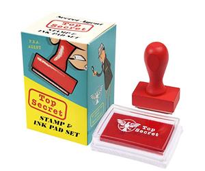 Rex London Top Secret Stamp And Ink Set