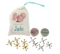 Rex London Traditional jacks game in bag