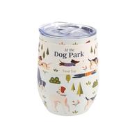 Rex London Travel Cup 350ml, Dog Park, Picture Frames, Puppy Illustration. | picture frames, photo frames, frame, wooden photo frame, picture display, wall art mount, wooden tabletop, portrait gallery