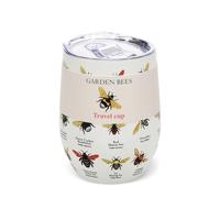 Rex London Travel Cup 350ml, Garden Bees, frame, Nature Themed Design.
