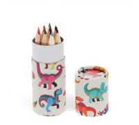 Rex London Tube of Colouring Pencils - Baby Dinos