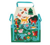 Rex London Wipeable cotton children's apron - Woodland