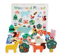 Rex London Wooden animal playset - Woodland
