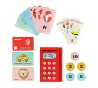 Rex London Wooden shopping money playset | imaginative role-play,