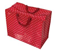 Rex London Zipped Shopper Bag, Red Retrospot, 48X55X28Cm
