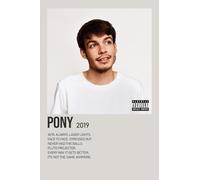 Rex Orange County Pony A3 Print Poster Wall Art Home Decor Album Gift Present Photo Living Room Dining Room Bedroom Unframed Concert Tour Gig Live Show Music Arena