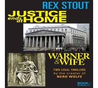 Rex Stout Justice Ends at Home & Warner & Wife Paperback Book Rex Stout Multicolor