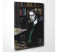 Rex Whistler Miss Juliet Henley Canvas Print | Gallery Wrapped 30mm Frame Wall Art | 30x20 inches | Ready to Hang | Modern Picture | Living Room Bedroom Lounge Office