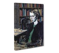 Rex Whistler Miss Juliet Henley Canvas Print | Gallery Wrapped 30mm Frame Wall Art | 30x20 inches | Ready to Hang | Modern Picture | Living Room Bedroom Lounge Office