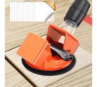 REXBETI Floor Gap Fixer Tool, Plank Gap Repair Kit, Heavy Duty Suction Cup Laminate Flooring Tool, Double 45° Widened Striking Surface, 12pcs Sticky Pads for Fixer Laminate/Vinyl Flooring/Hardwood