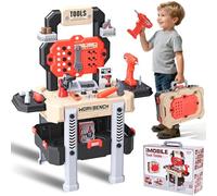 REXBETI Kids Tool Set, Toddler Tool Bench, Pretend Construction Play Kit