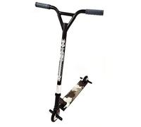 Rexco Grey Stunt Scooter Kids Adults Fixed Bar Pro Push Kick 360 Degree Wheel Trick Street