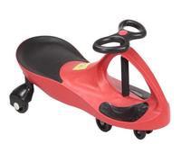 Rexco Red Swing Car Ride On Swivel Scooter Childrens Toy Wiggle Gyro Twist & Go Gift