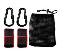 Rexco Swing Hammock Tree Hanging Kit Rope Strap Hooks Carabiner Garden Outdoor Camping Fixtures Fittings Accessories Set