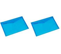 Rexel 111355 Popper Wallets A4-1-Piece, Assorted Colour (Pack of 2)