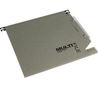 Rexel Multifile 15mm Lateral File Manilla 150 Sheet Green (50 Pack)