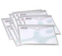 Rexel A4 Clear Landscape Ice Popper Wallet (Pack of 50)