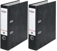 Rexel A4 Lever Arch File x1, Black, 500 Sheets Capacity, 75 mm Spine Width, Strong & Durable Paper on Board, Great for Filing and Archiving at Home, School and the Office, 2115547 (Pack of 2)