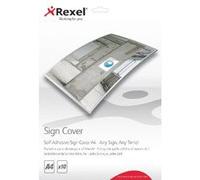 Rexel A4 Self Adhesive Sign Cover - Pack of 10