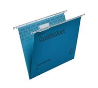 Rexel Crystalfile Classic A4 Suspension File Manilla 15mm V Base Blue (Pack 50) 78160 DD
