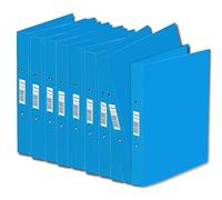 Rexel A5 Clear Ice 2 Ring Binders - Pack of 10, Blue