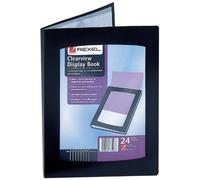 Rexel A5 Clearview Display Book - Black