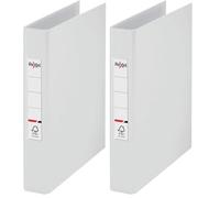 Rexel A5 Ring Binder, White, 25 mm 2 O-Ring Diameter, Choices, 2115562 (Pack of 2)