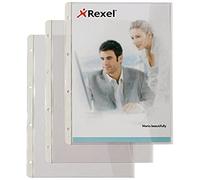 Rexel ACCO - GBC Deutschland 227784 Document Wallets with Flap Standard Perforation A4 PVC File Lightly Grained 0.12 mm