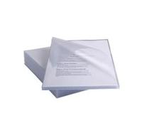 Rexel Anti Slip Cut Flush Folders A4 Clear (25 Pack)